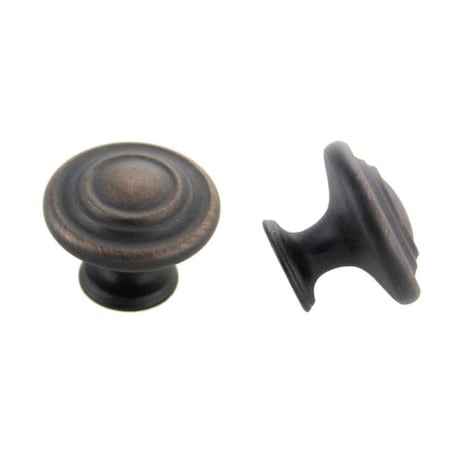 Crown 1-3/8" Spherical Cabinet Knob Oil Rubbed Bronze Finish CHK97110B